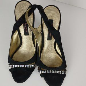 Shoes Nina New York Black Satin sandal 9